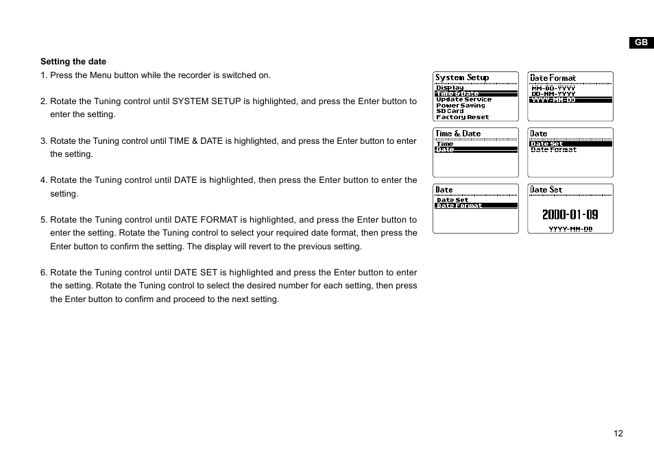 Sangean DAR-101 (R1) User Manual | Page 13 / 42