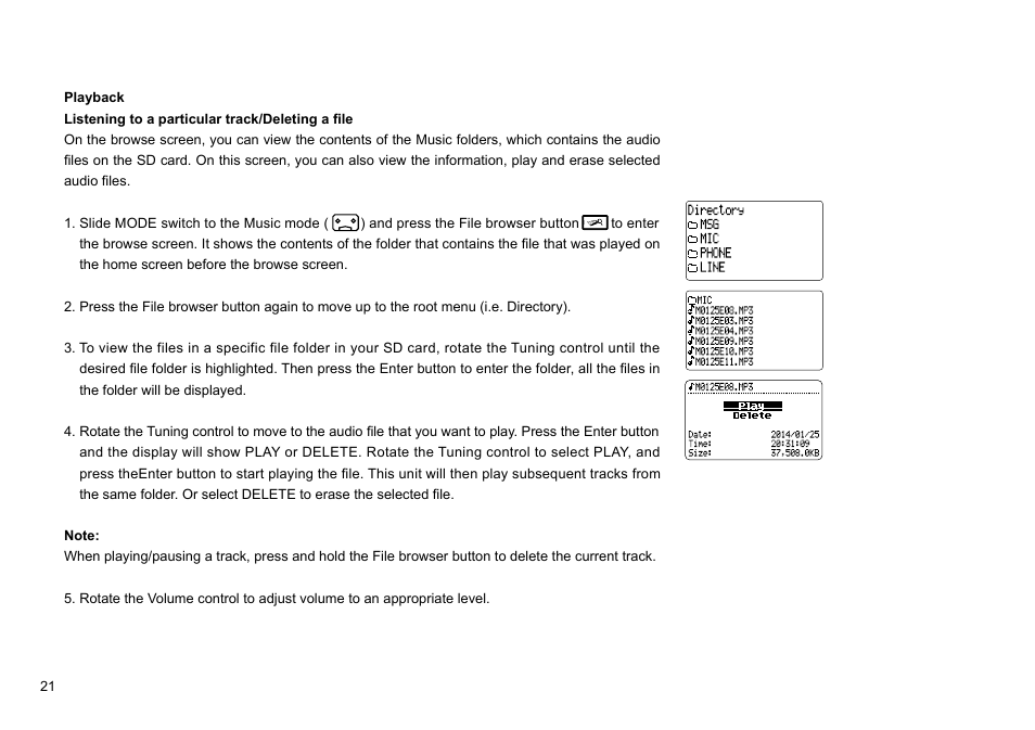 Sangean DAR-101 (R1) User Manual | Page 22 / 42