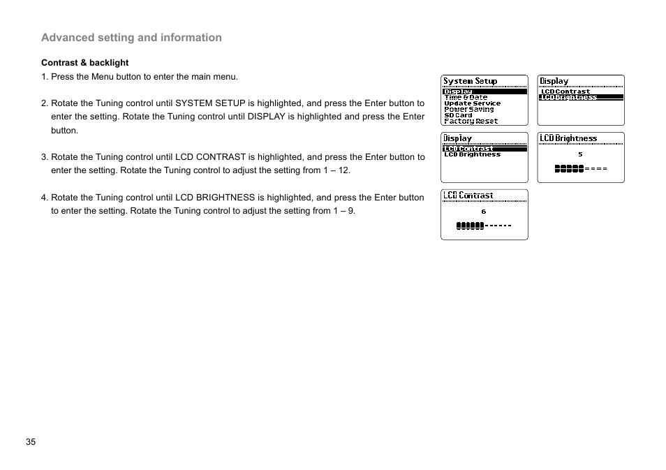 Sangean DAR-101 (R1) User Manual | Page 36 / 42