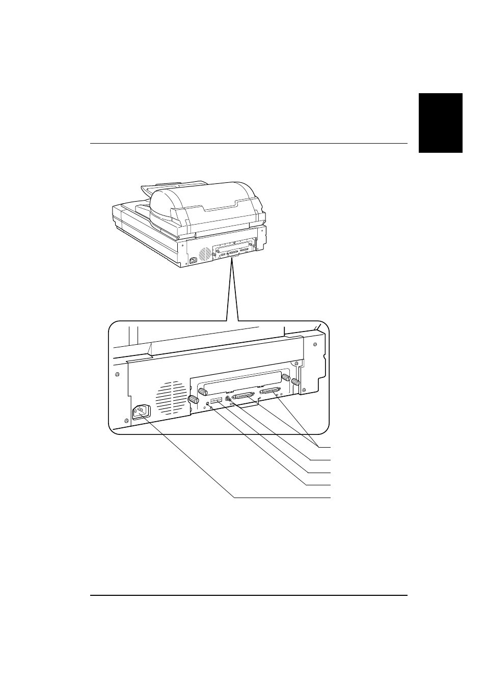 Rear view, Part names | Bell & Howell S02294A User Manual | Page 11 / 45