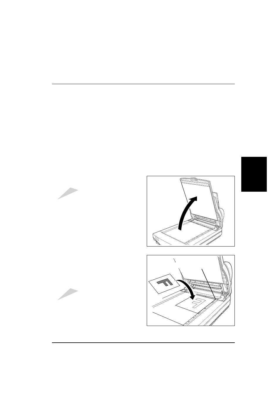 Placing an original on the contact glass, Original condition, Procedures placing originals | Bell & Howell S02294A User Manual | Page 19 / 45