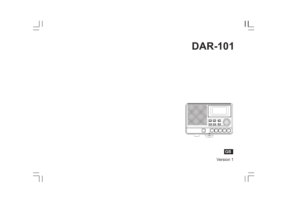 Sangean DAR-101 (V1) User Manual | 33 pages