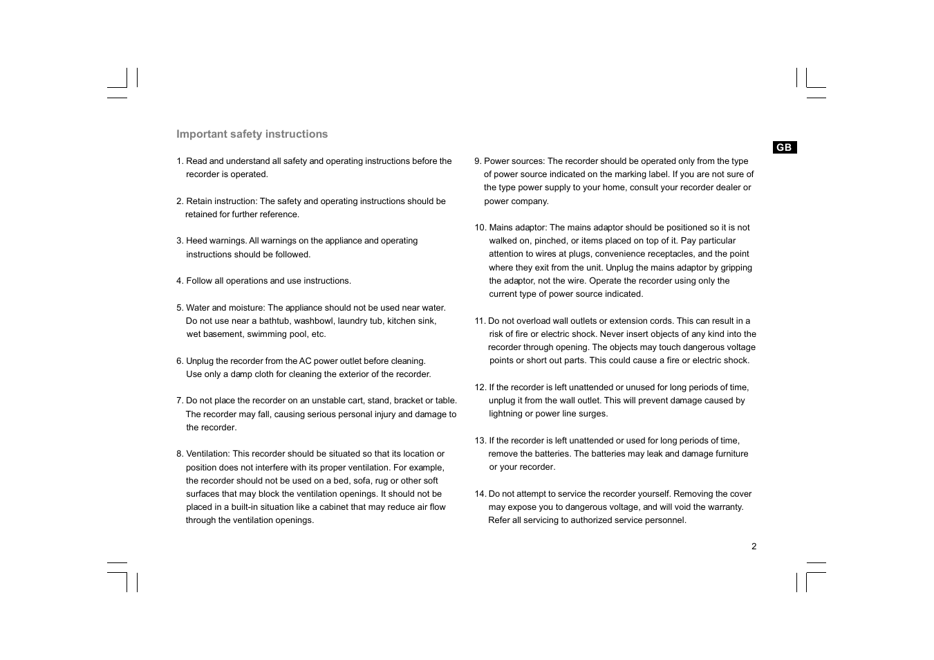 Sangean DAR-101 (V1) User Manual | Page 3 / 33