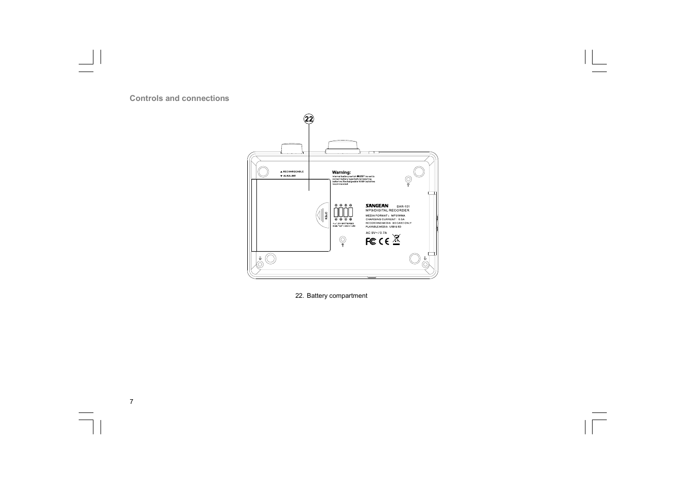 Sangean DAR-101 (V1) User Manual | Page 8 / 33