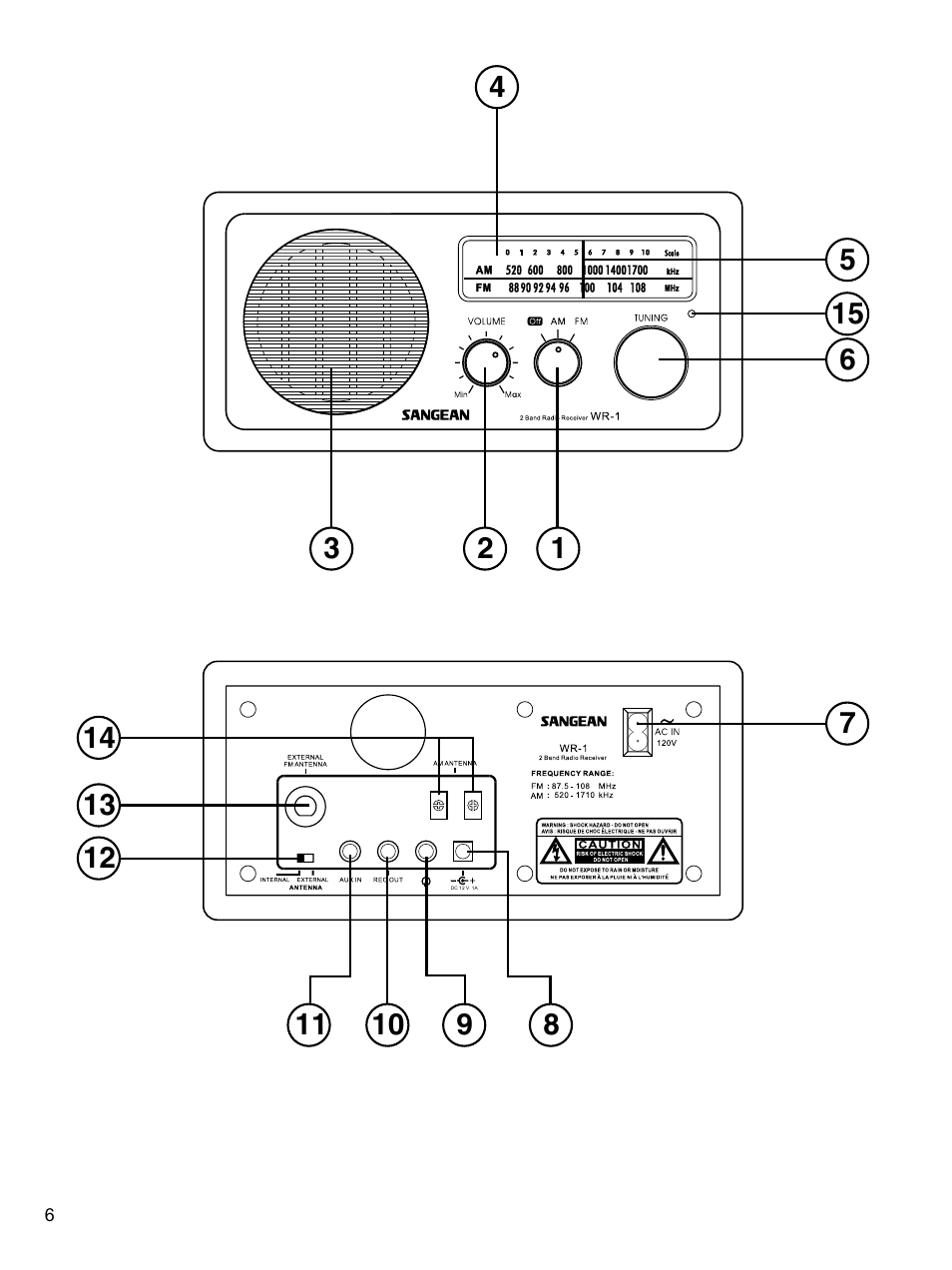 Sangean WR-1 (V1) User Manual | Page 7 / 12