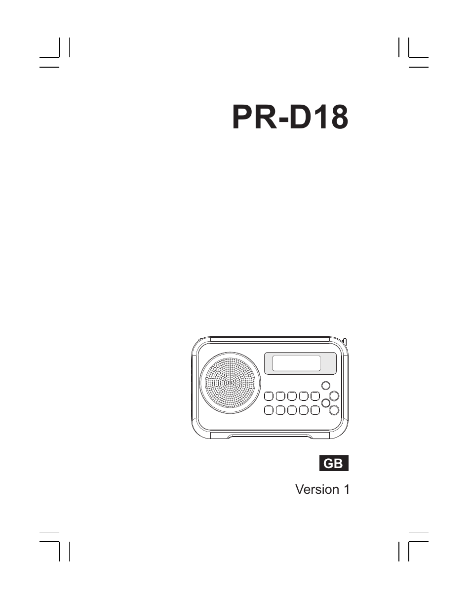 Sangean PR-D18 (V1) User Manual | 17 pages