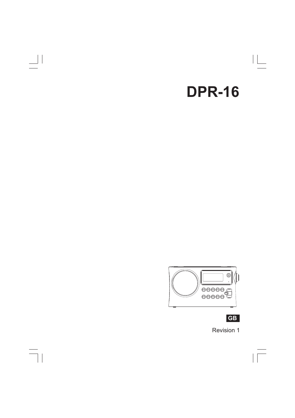 Sangean DPR-16 (R1) User Manual | 39 pages