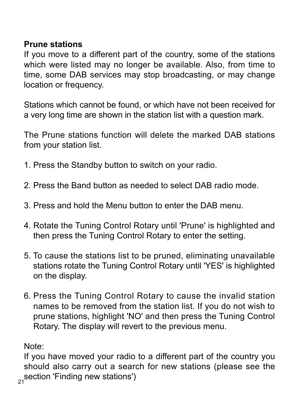 Sangean DPR-16 (R1) User Manual | Page 22 / 39