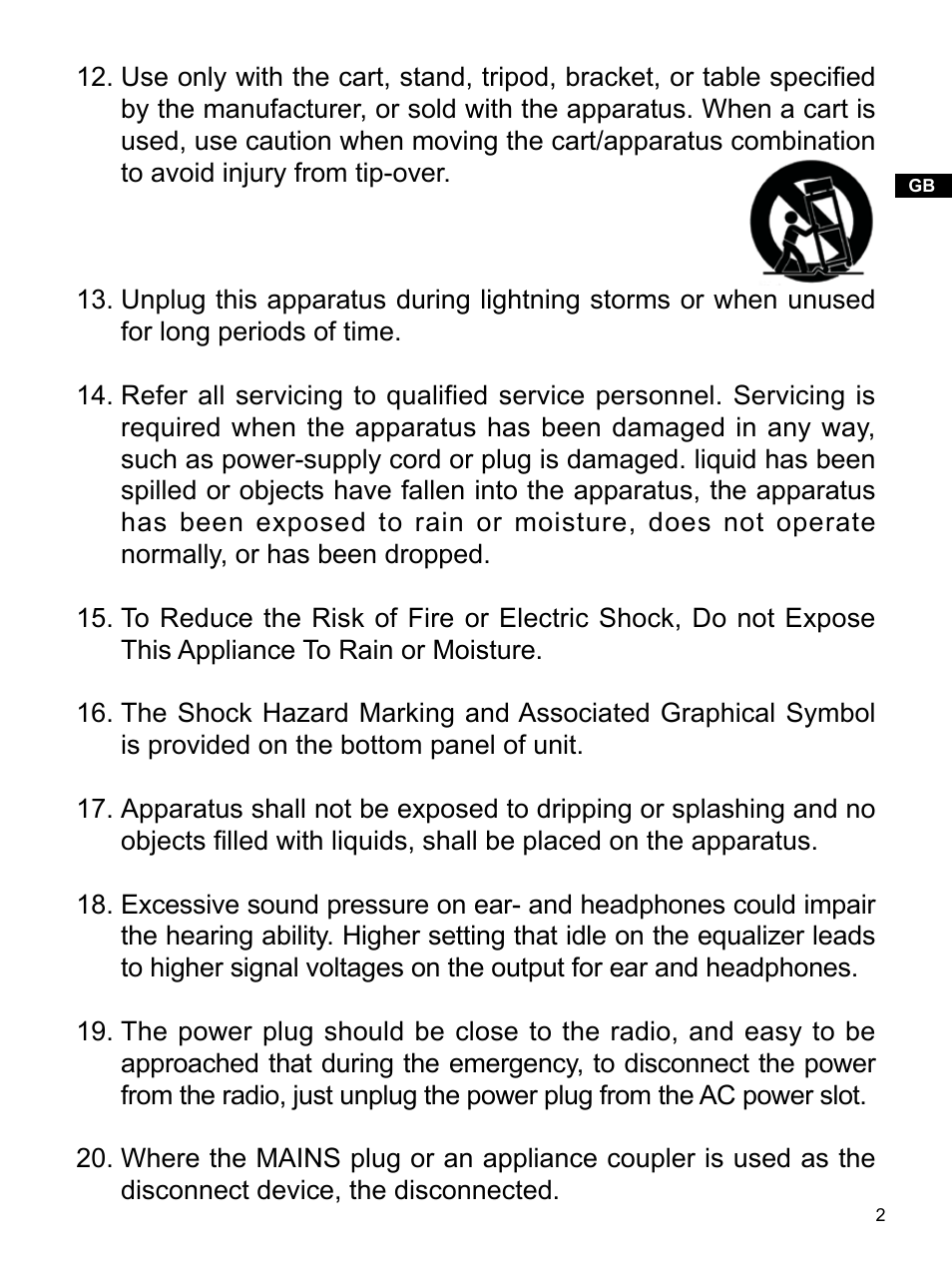 Sangean WR-2 (R1) User Manual | Page 3 / 30