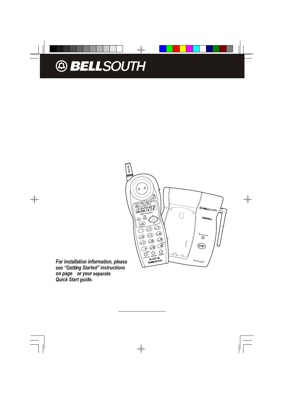 BellSouth MH9915 User Manual | 46 pages