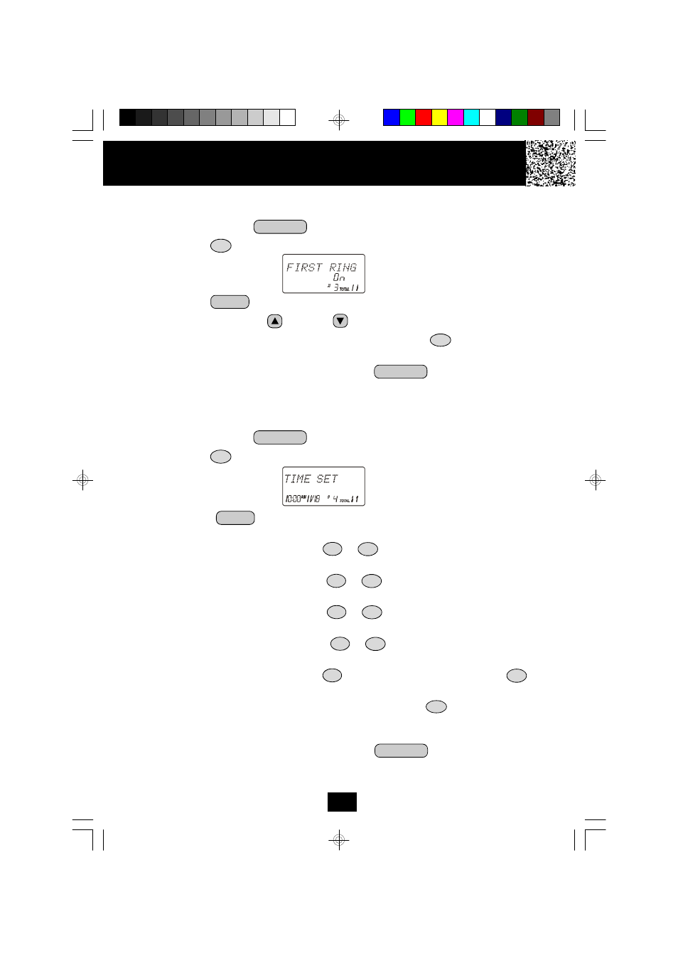 Caller id system operation, C. turning the first ring on or off, D. setting the time and date | BellSouth MH9915 User Manual | Page 29 / 46