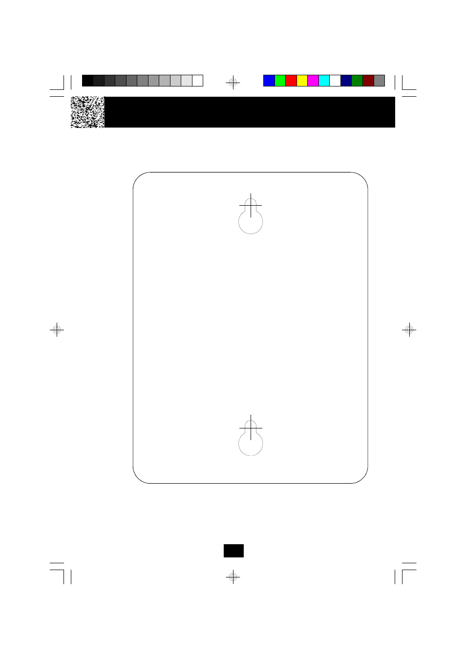 Wall mount template | BellSouth MH9915 User Manual | Page 44 / 46