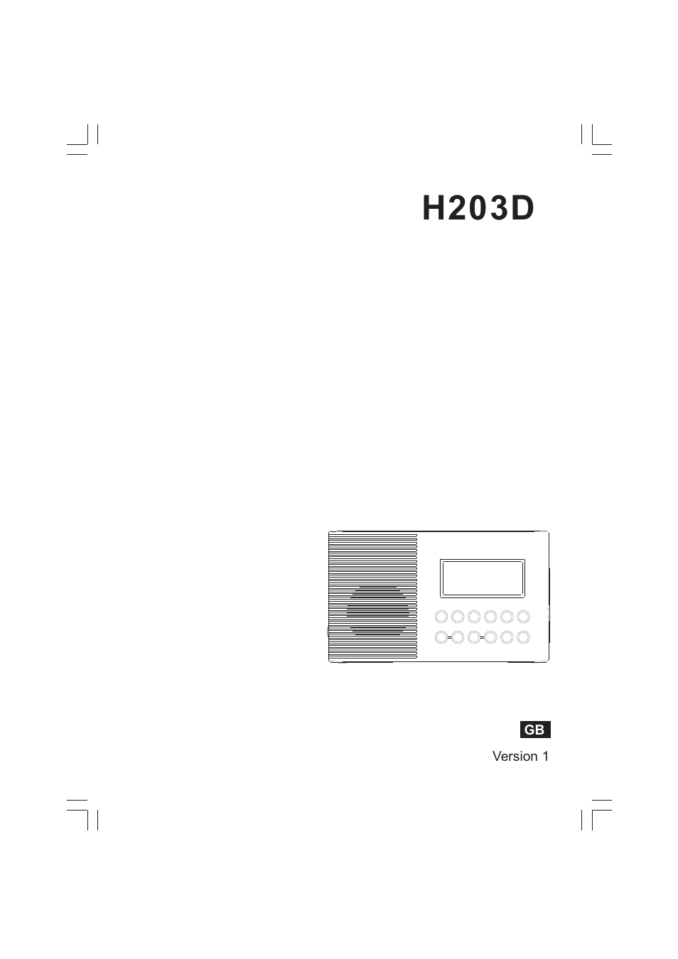Sangean H203D (V1) User Manual | 26 pages