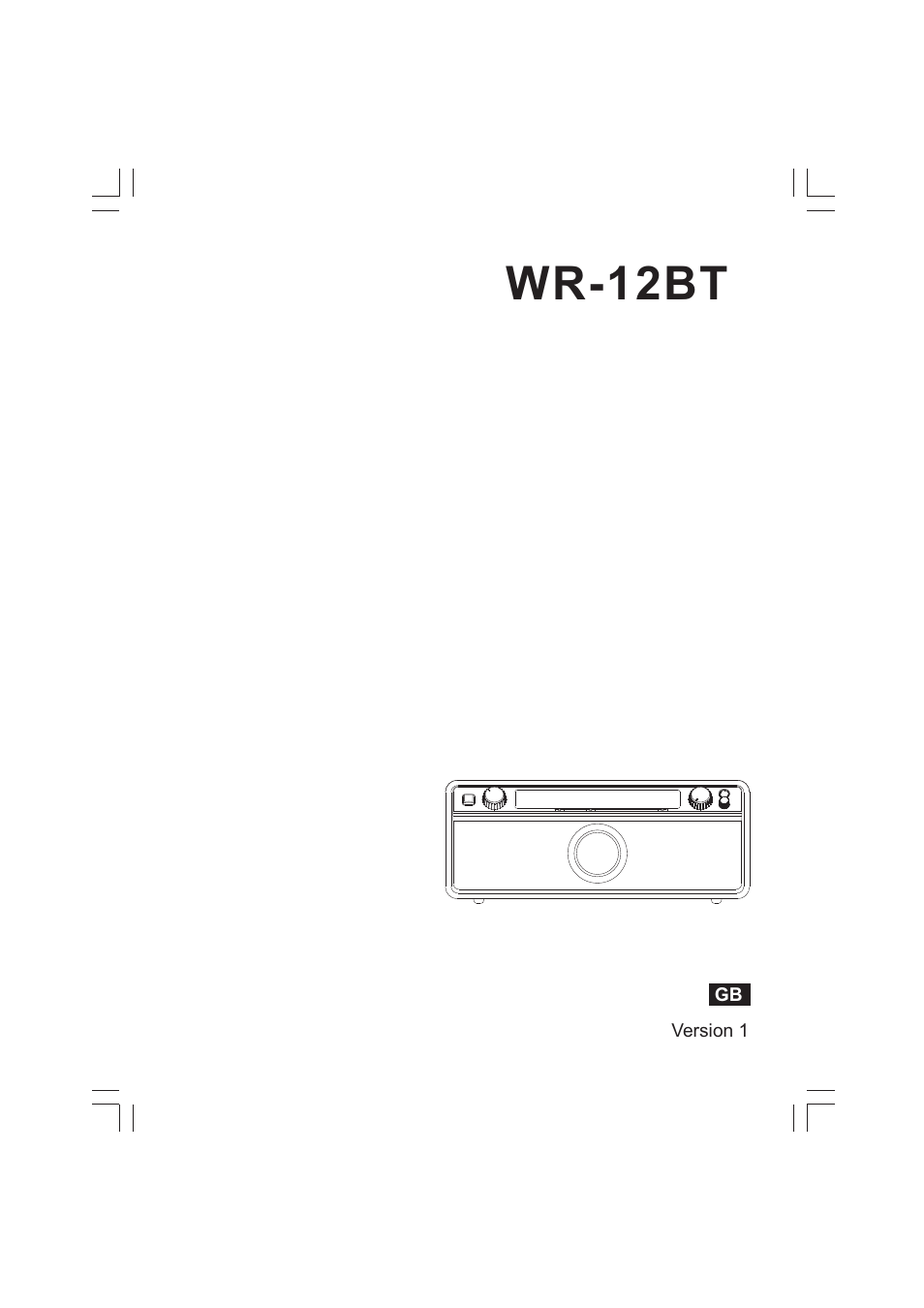 Sangean WR-12BT (V1) User Manual | 14 pages