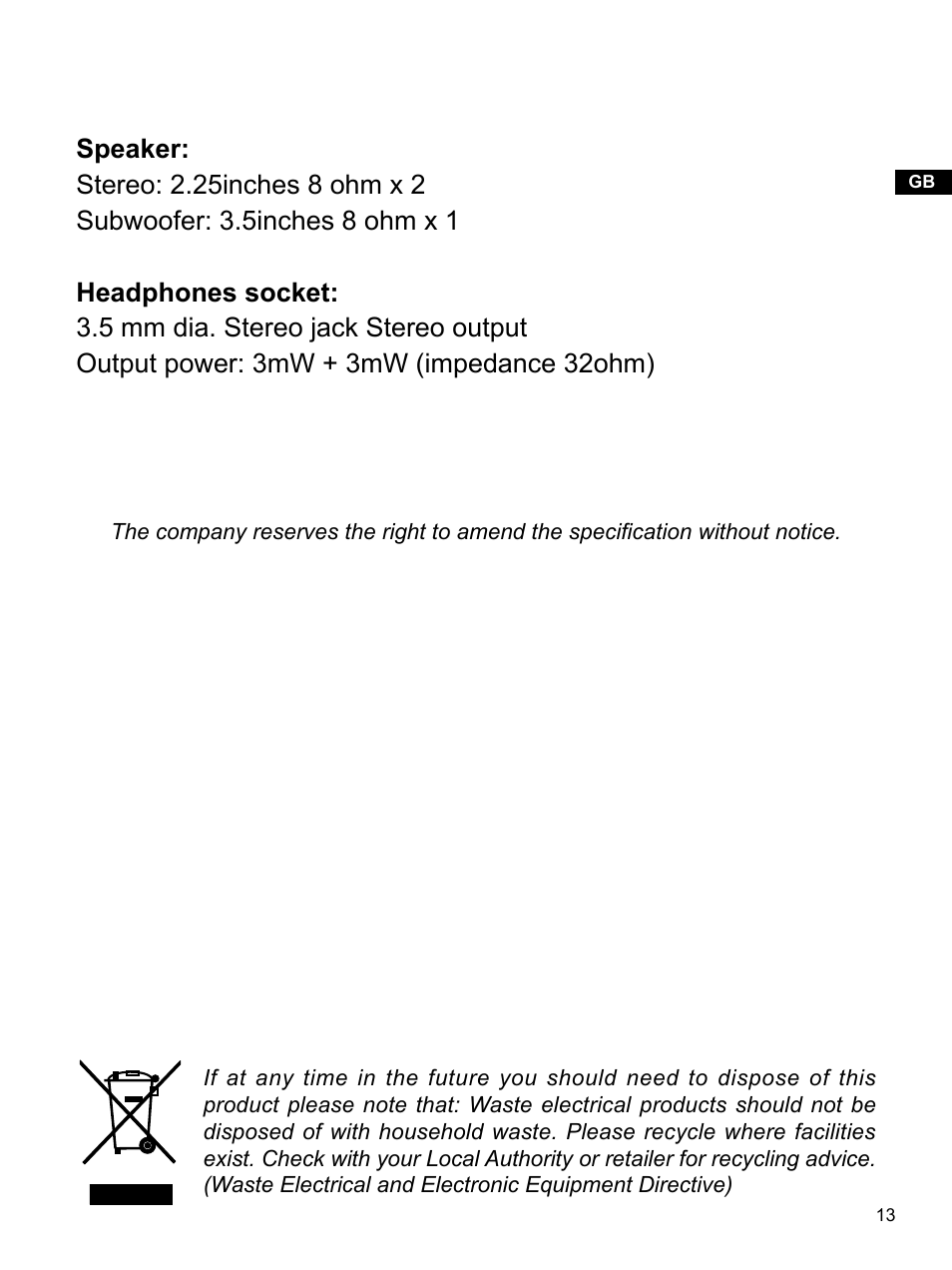Sangean WR-12BT (V1) User Manual | Page 14 / 14