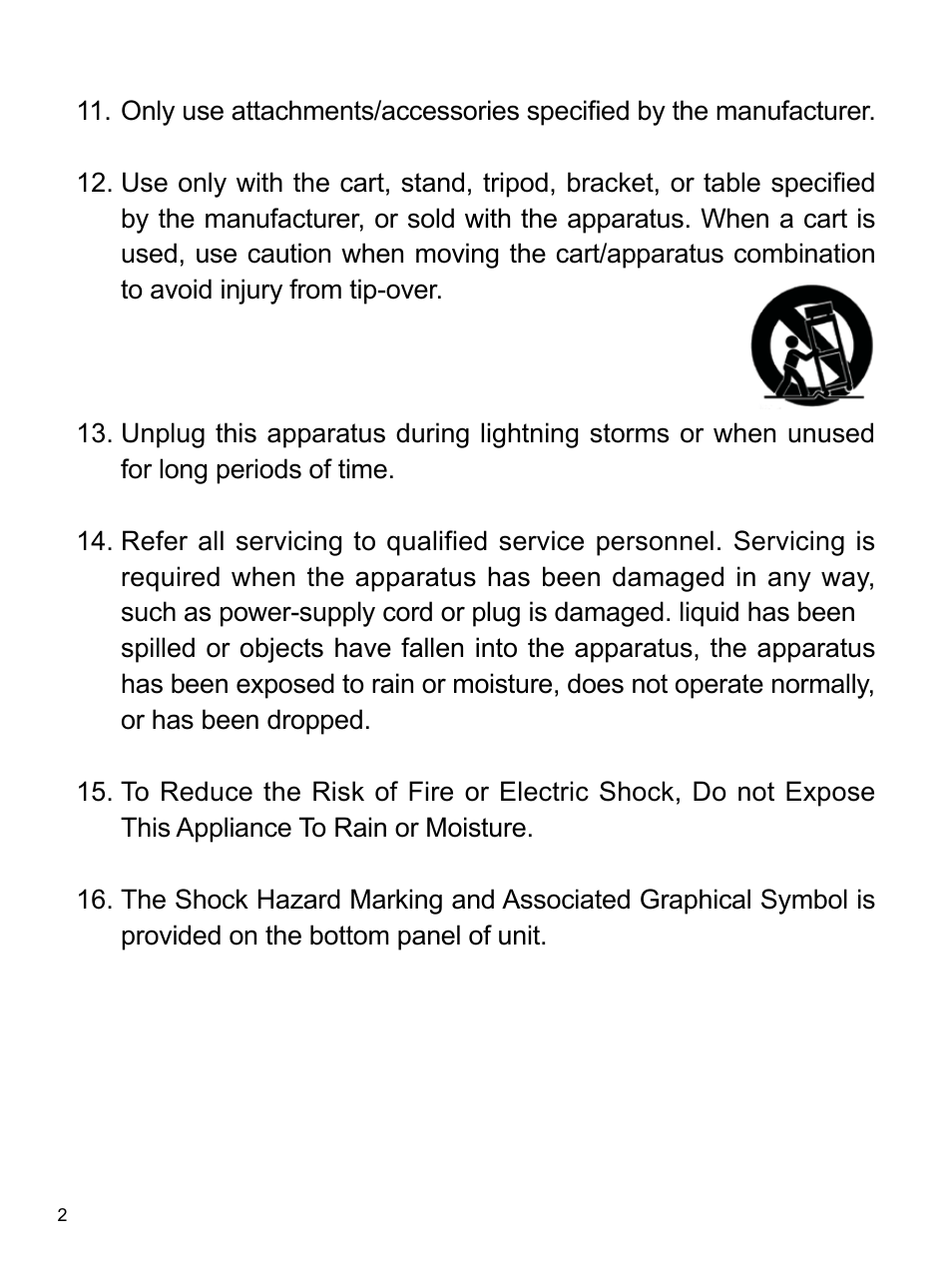 Sangean WR-12BT (V1) User Manual | Page 3 / 14
