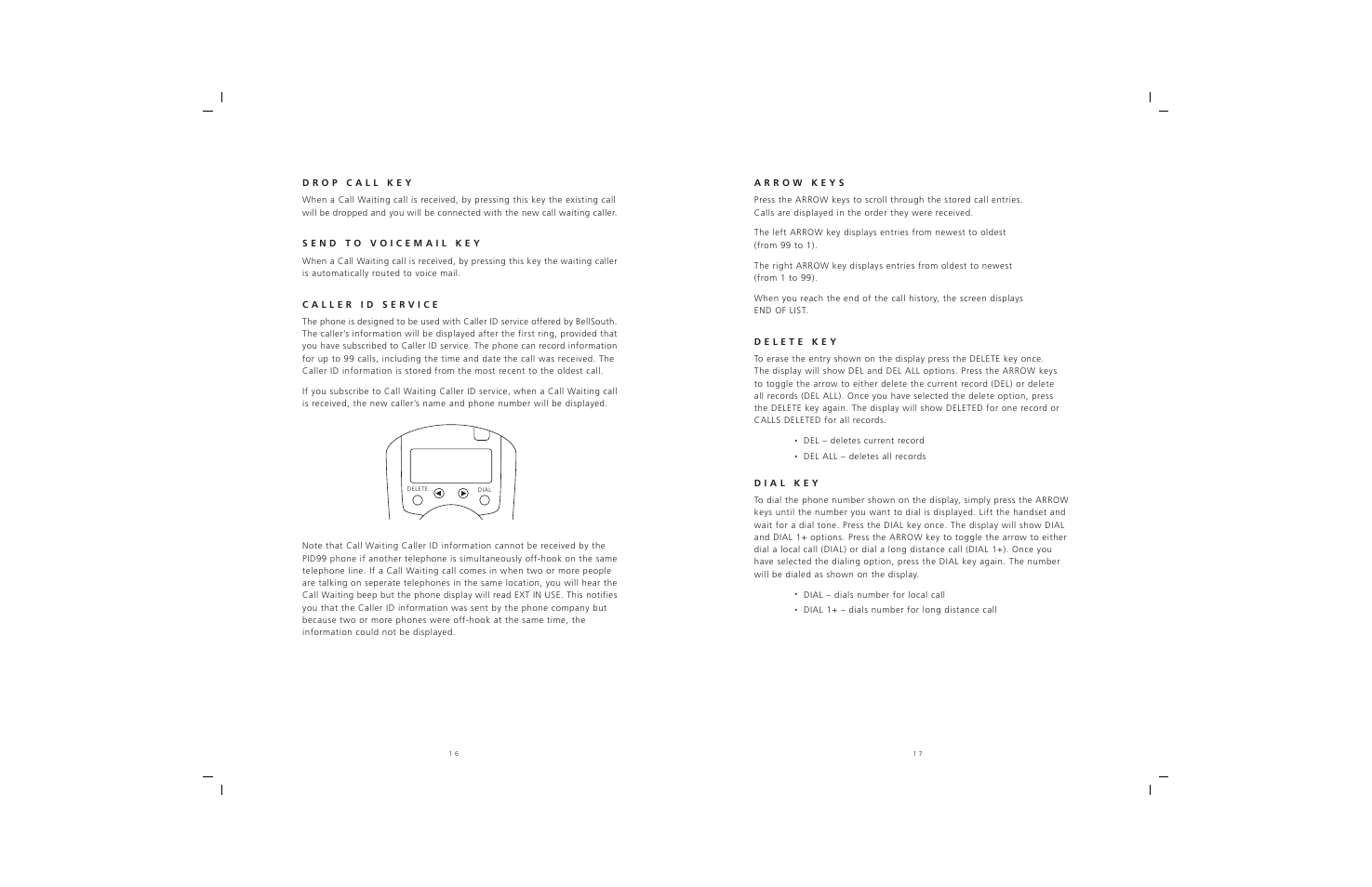BellSouth PID99 User Manual | Page 10 / 15