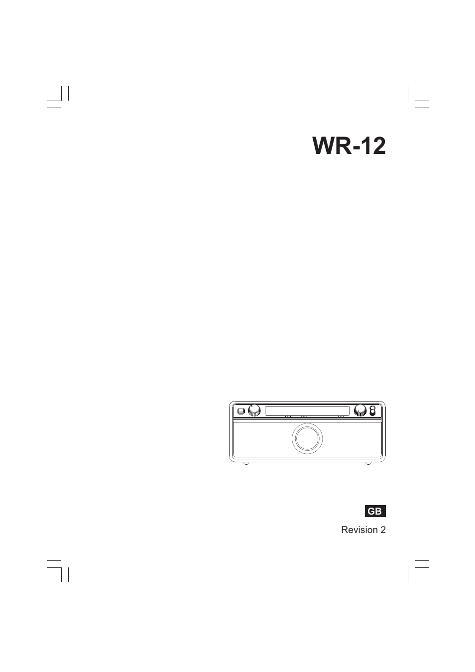 Sangean WR-12 (R2) User Manual | 12 pages