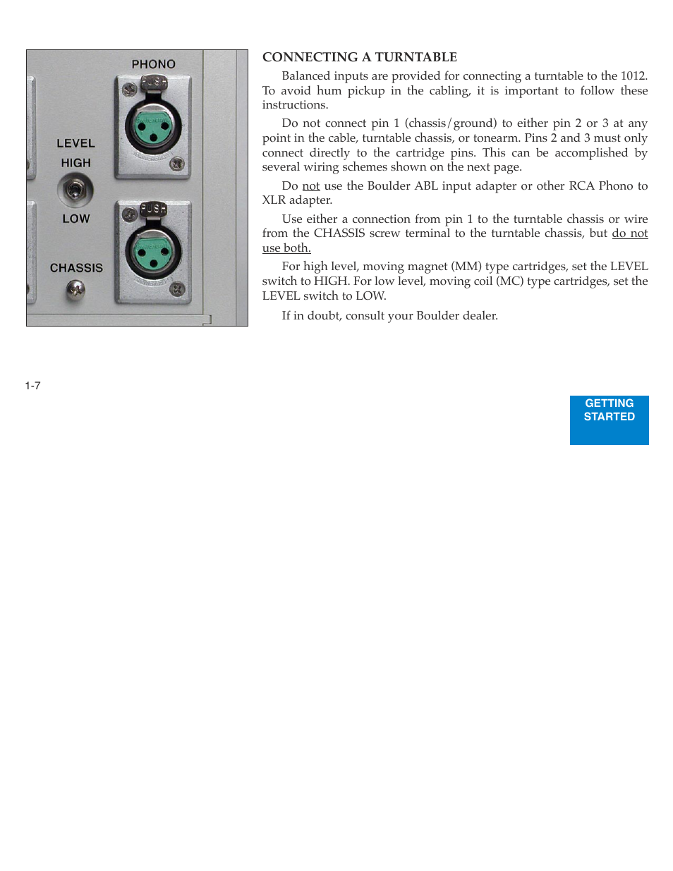 Boulder Amplifiers 1012 DAC Preamplifier User Manual | Page 13 / 46