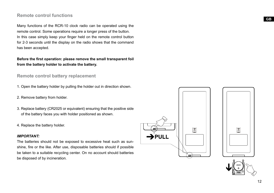 Sangean RCR-10 (R3) User Manual | Page 13 / 39