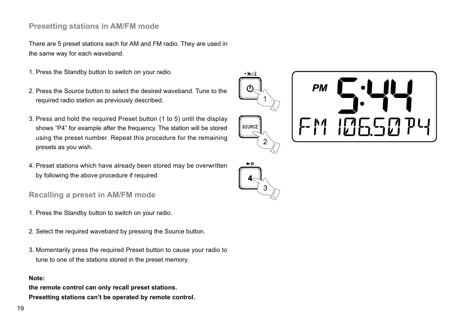 Sangean RCR-10 (R3) User Manual | Page 20 / 39