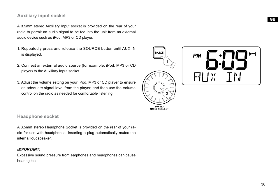 Sangean RCR-10 (R3) User Manual | Page 37 / 39
