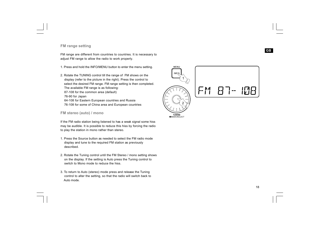 Sangean RCR-10 (R2) User Manual | Page 19 / 39