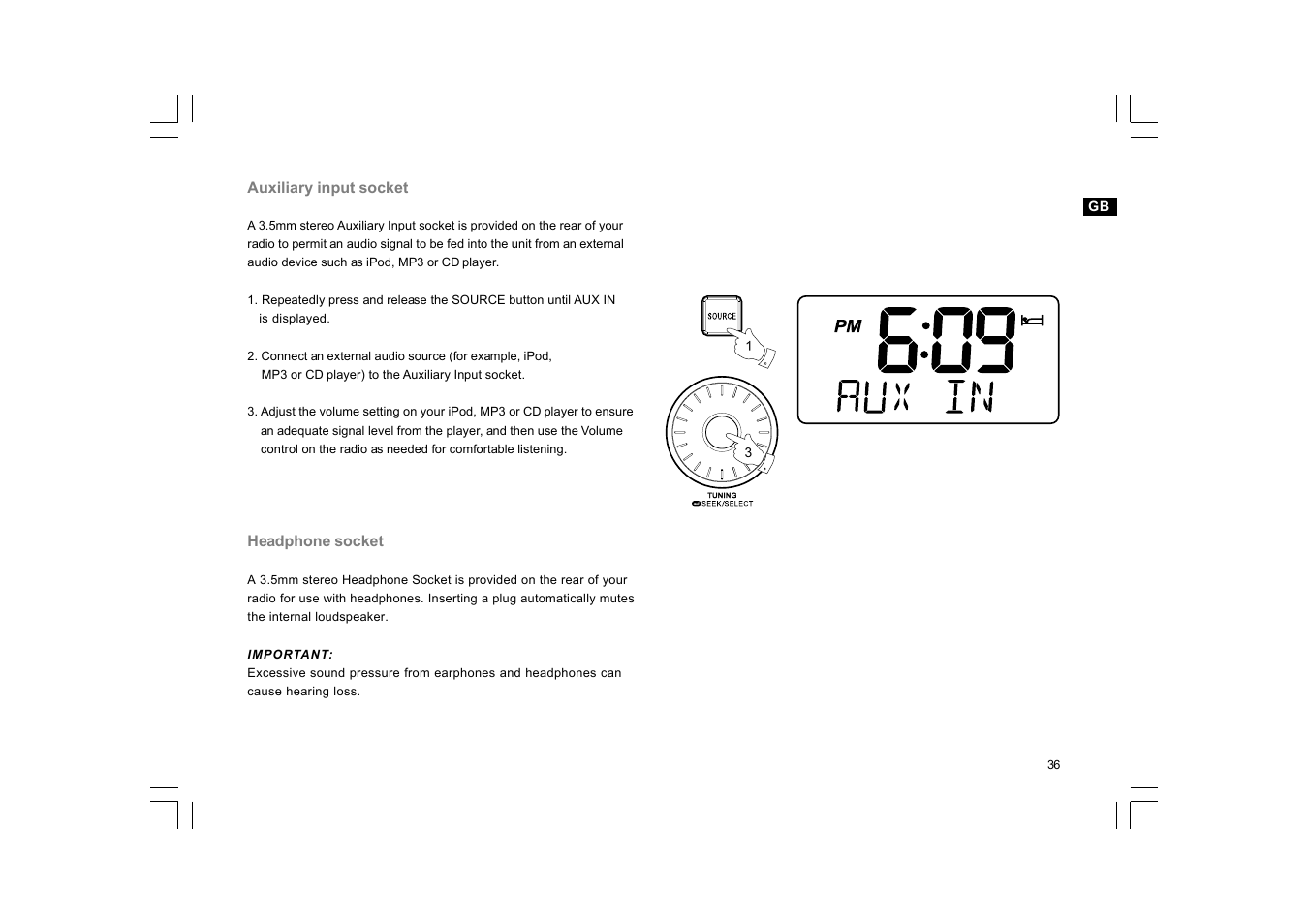 Sangean RCR-10 (R2) User Manual | Page 37 / 39