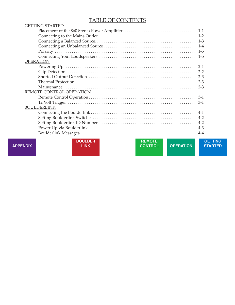 Boulder Amplifiers 860 User Manual | Page 4 / 21