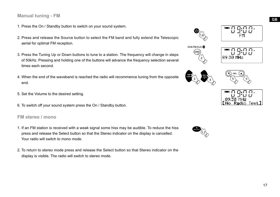 Sangean DDR-47BT (R1) User Manual | Page 18 / 54