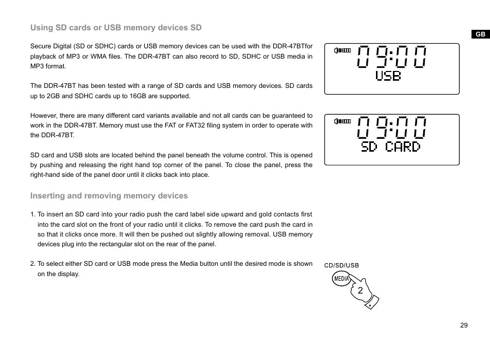 Sangean DDR-47BT (R1) User Manual | Page 30 / 54