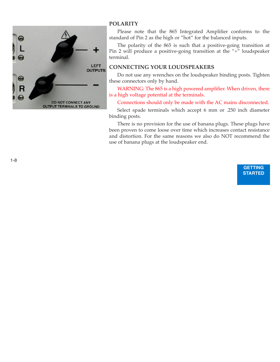 Boulder Amplifiers Integrated Amplifier 865 User Manual | Page 14 / 43