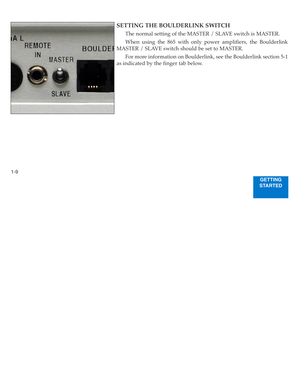 Boulder Amplifiers Integrated Amplifier 865 User Manual | Page 15 / 43