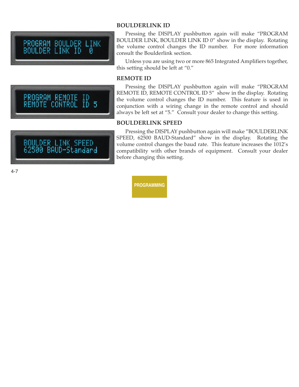 Boulder Amplifiers Integrated Amplifier 865 User Manual | Page 30 / 43