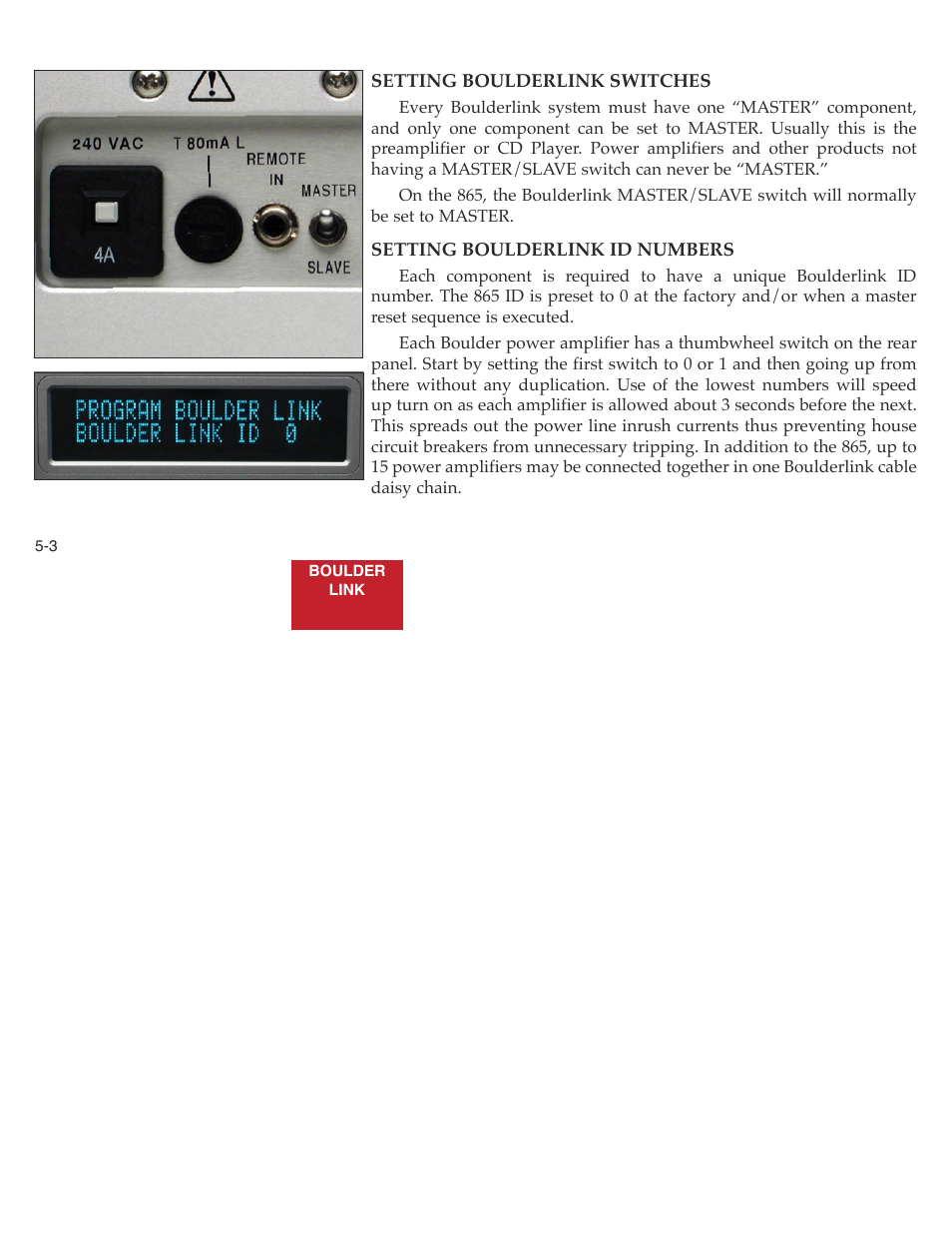 Boulder Amplifiers Integrated Amplifier 865 User Manual | Page 34 / 43