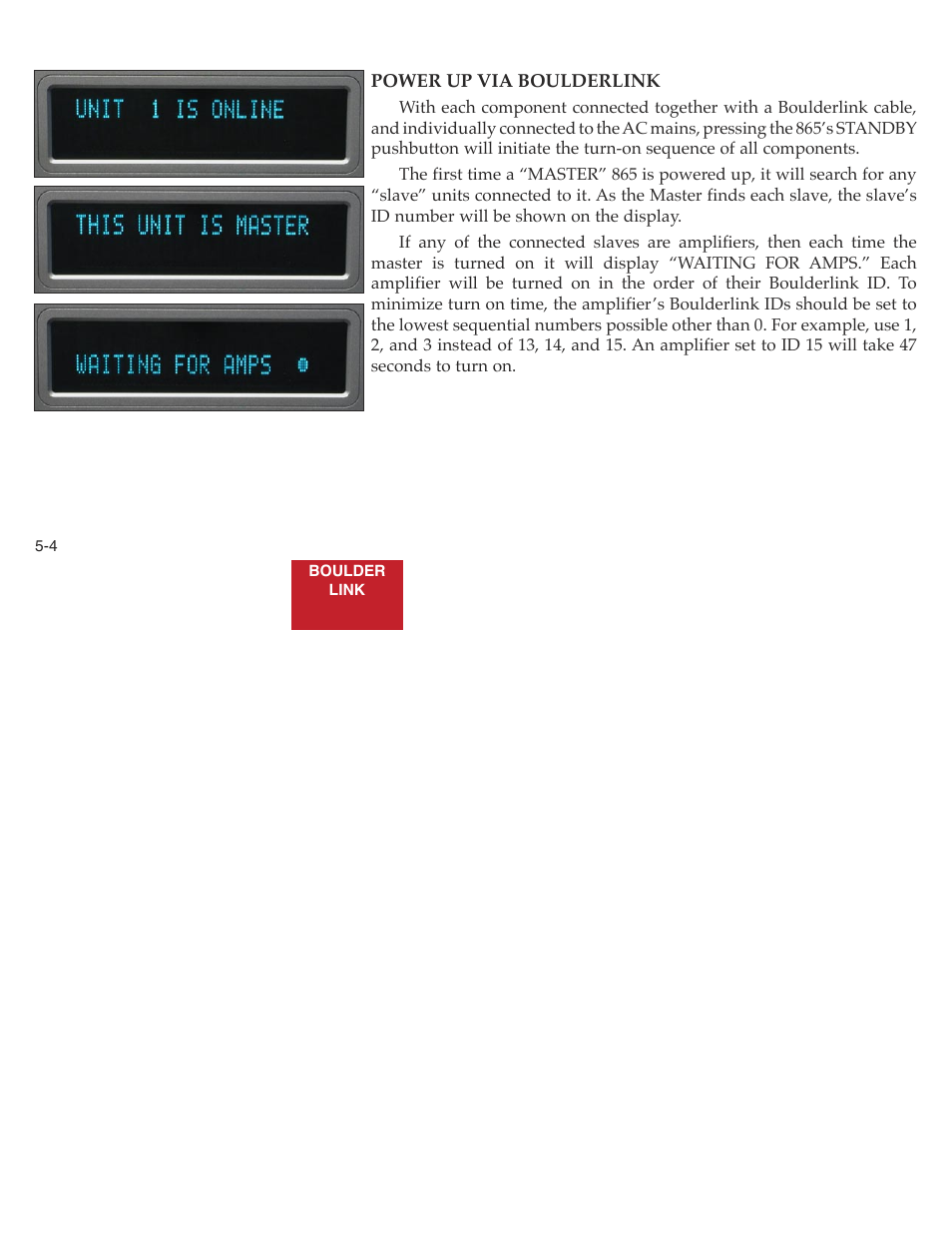 Boulder Amplifiers Integrated Amplifier 865 User Manual | Page 35 / 43