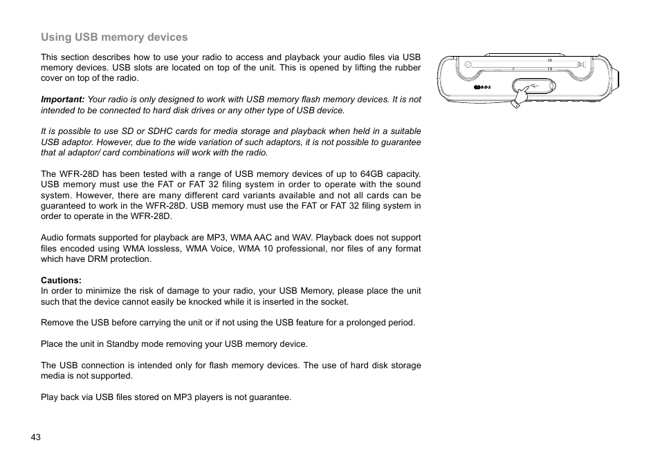 Sangean WFR-28D (R2) User Manual | Page 44 / 83