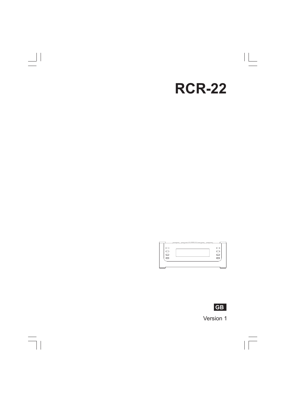Sangean RCR-22 (R2) User Manual | 25 pages