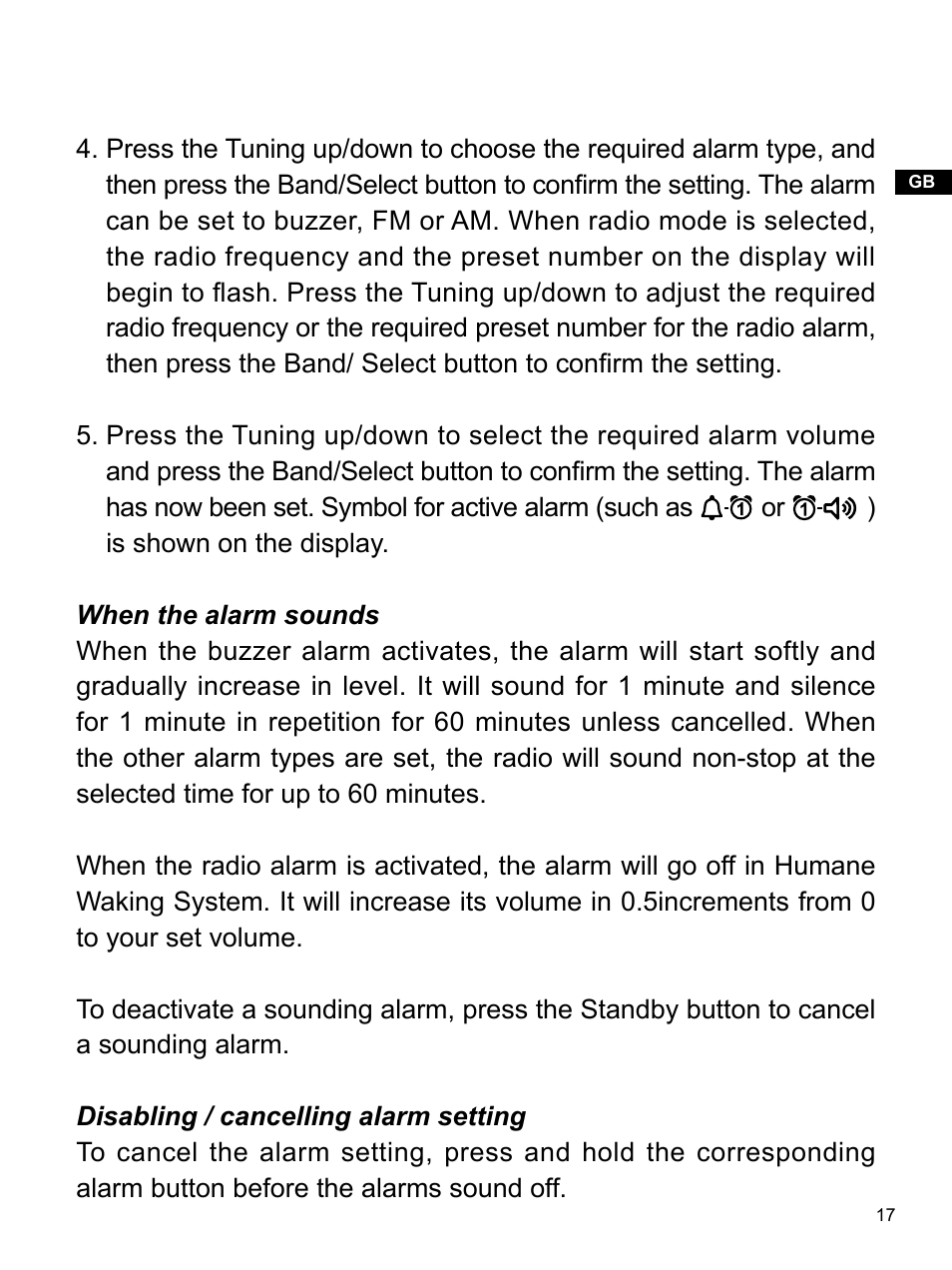 Sangean RCR-22 (R2) User Manual | Page 18 / 25