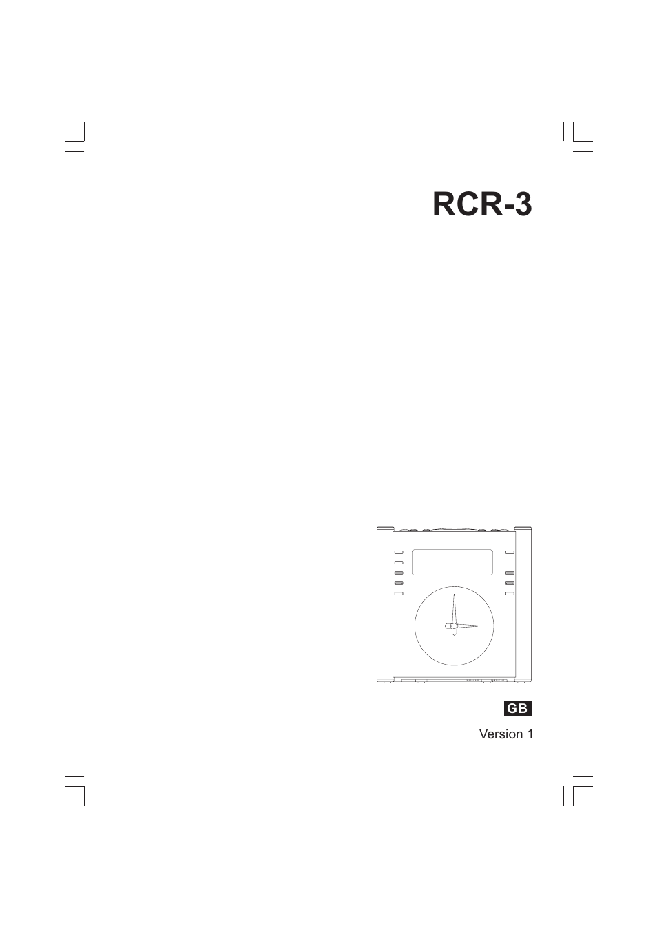 Sangean RCR-3 (R2) User Manual | 24 pages