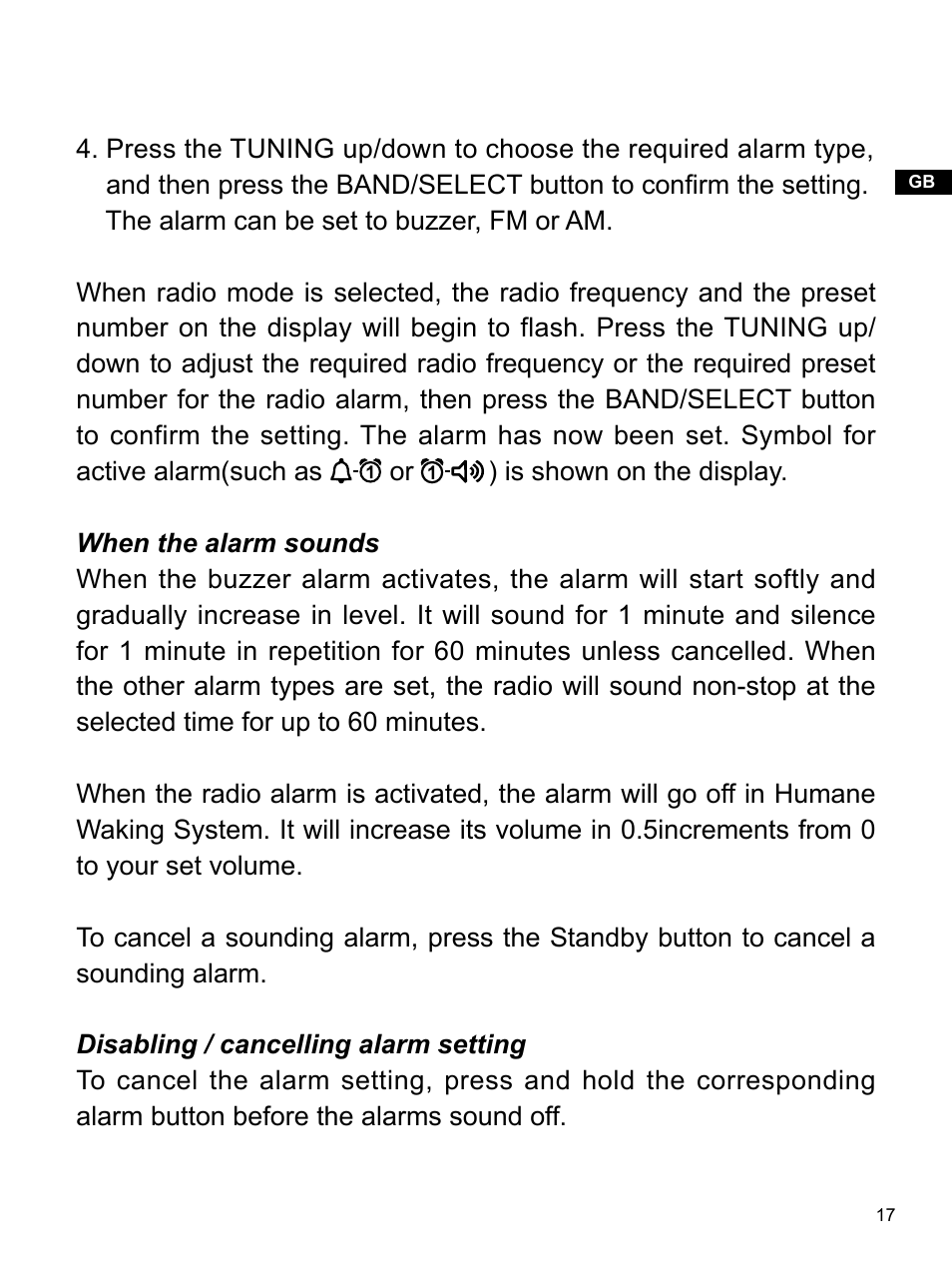 Sangean RCR-3 (R2) User Manual | Page 18 / 24