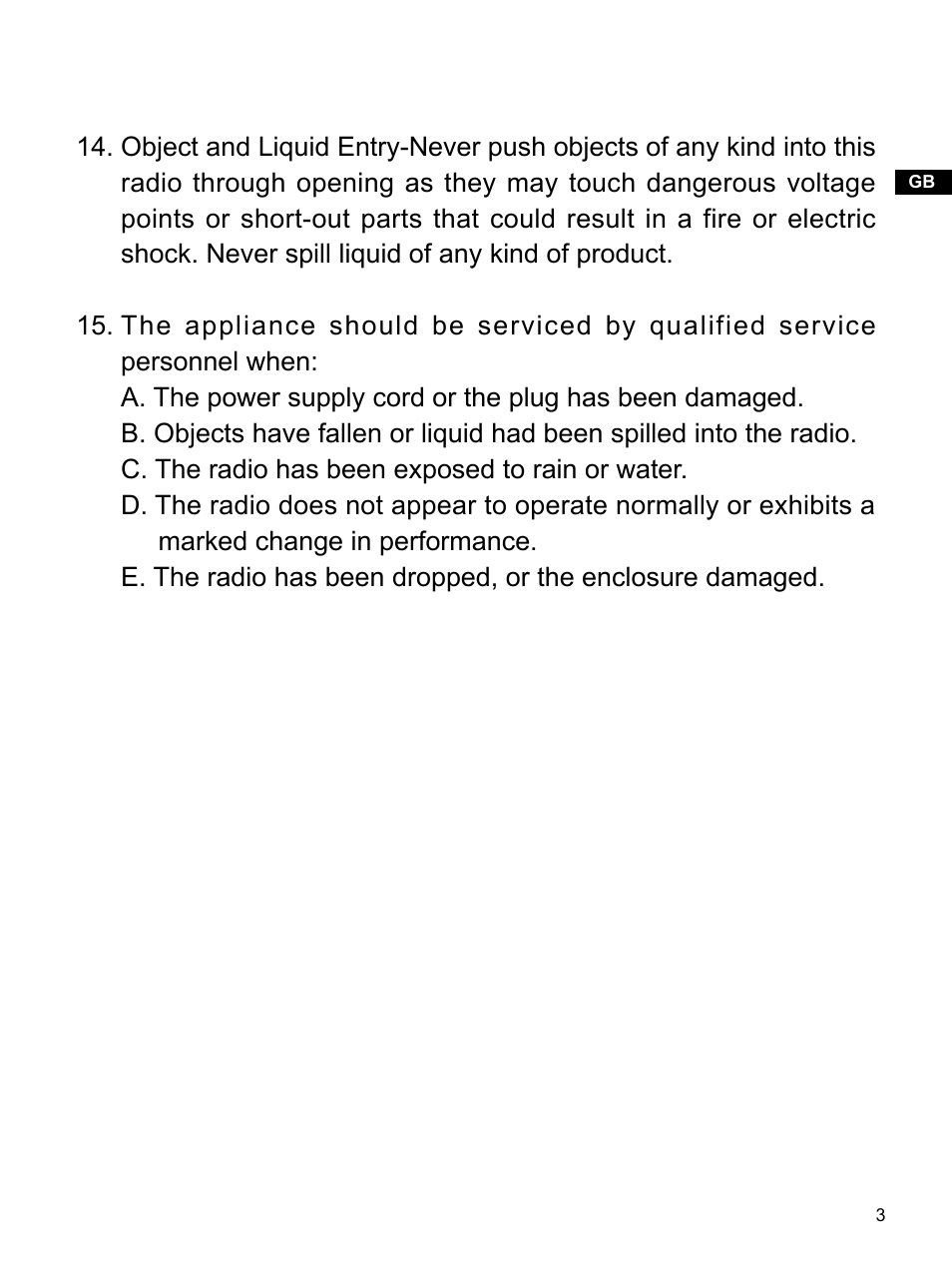 Sangean RCR-3 (R2) User Manual | Page 4 / 24