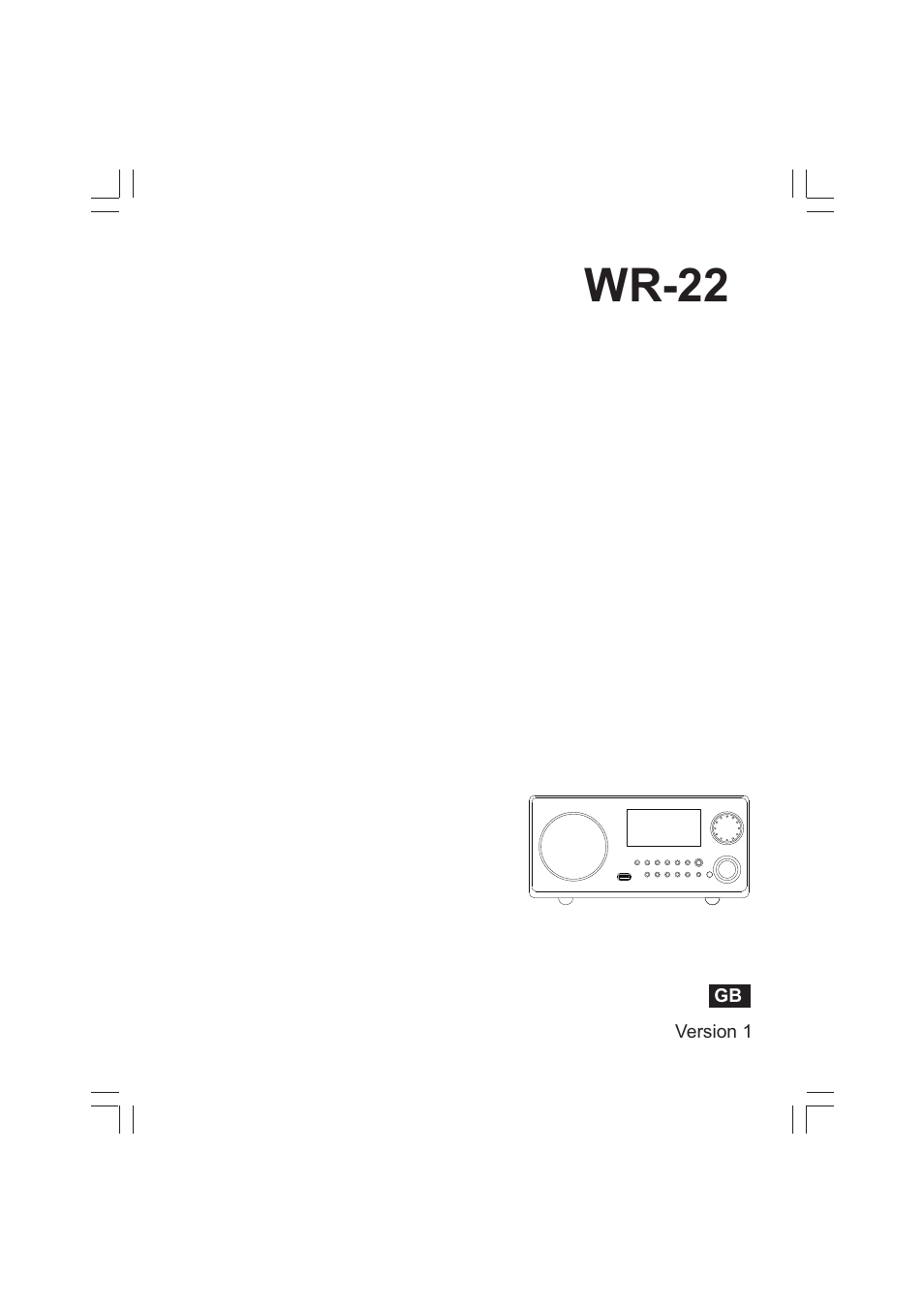 Sangean WR-22 (V1) User Manual | 41 pages