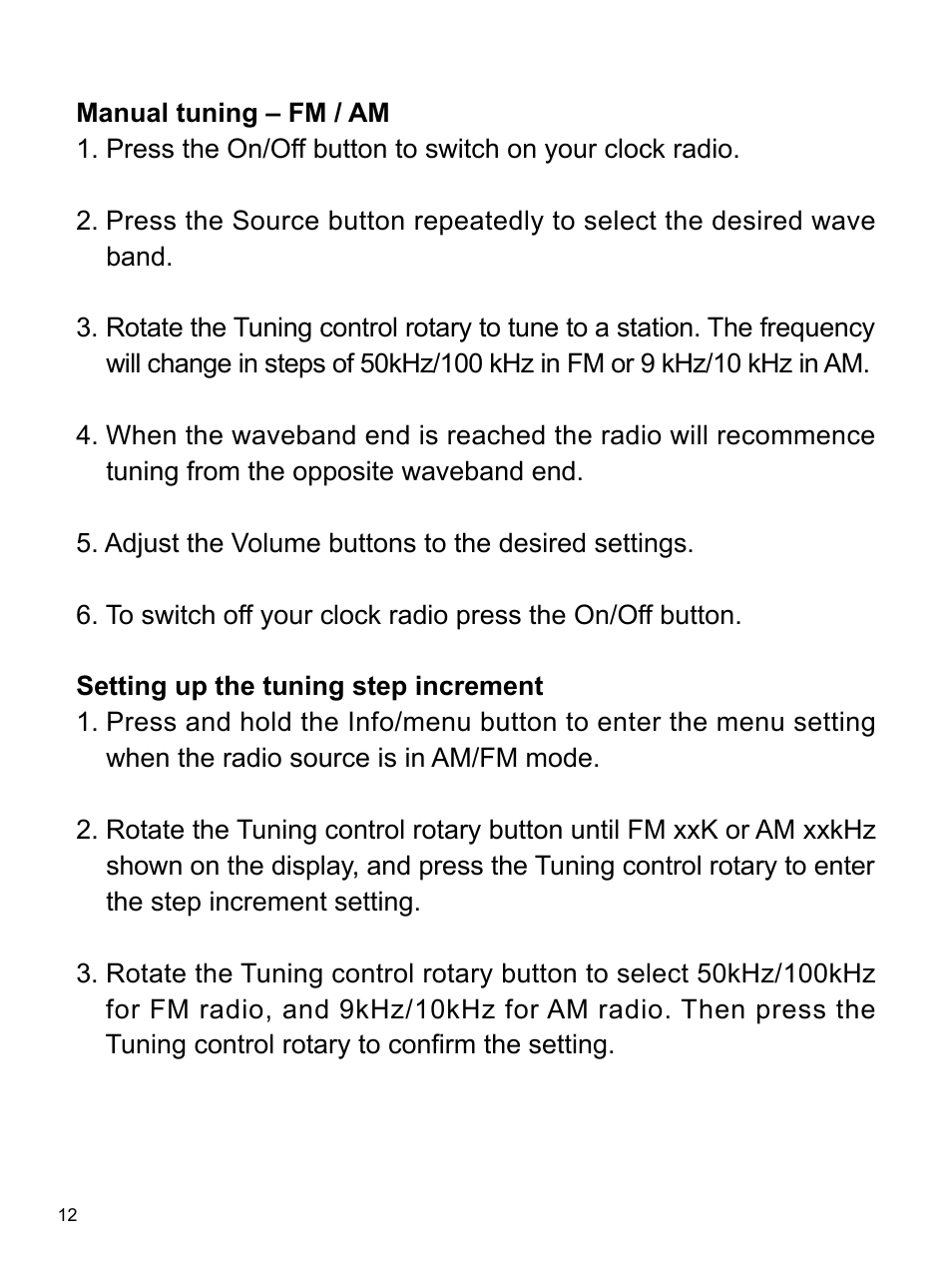 Sangean WR-22 (V1) User Manual | Page 13 / 41