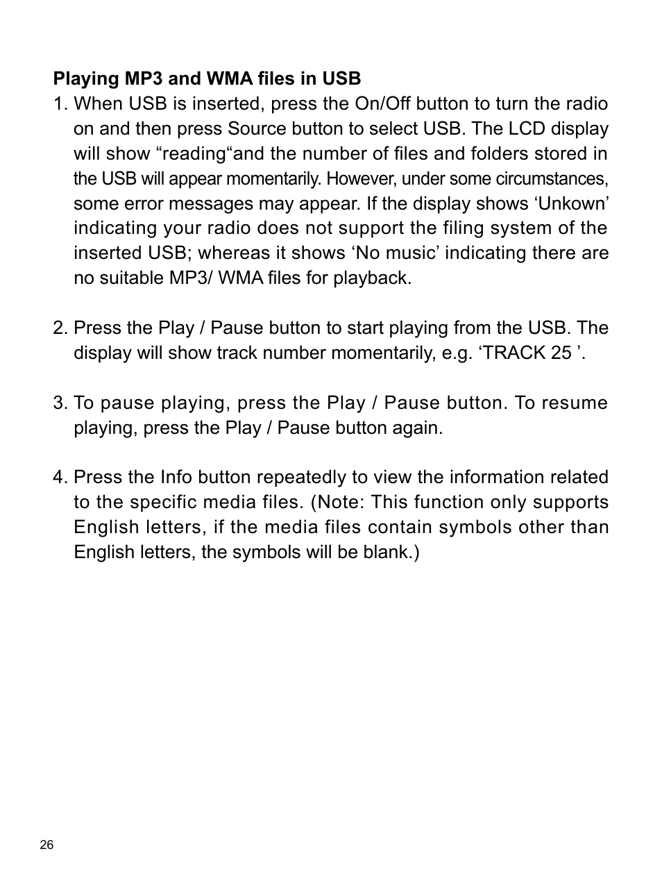 Sangean WR-22 (V1) User Manual | Page 27 / 41