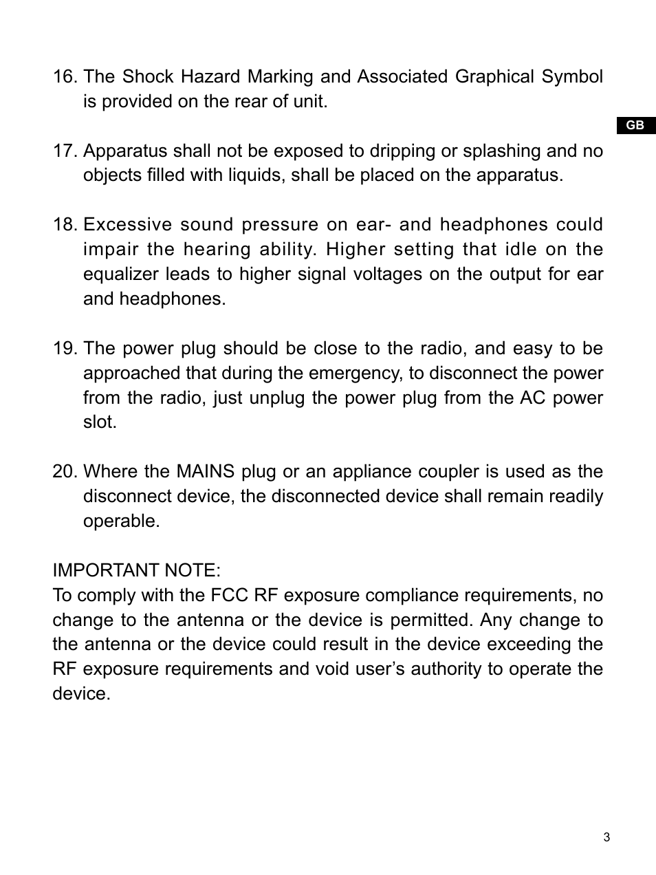 Sangean WR-22 (V1) User Manual | Page 4 / 41