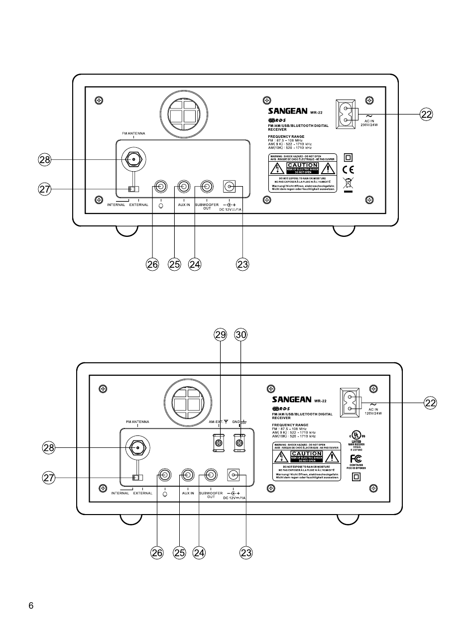 Sangean WR-22 (V1) User Manual | Page 7 / 41