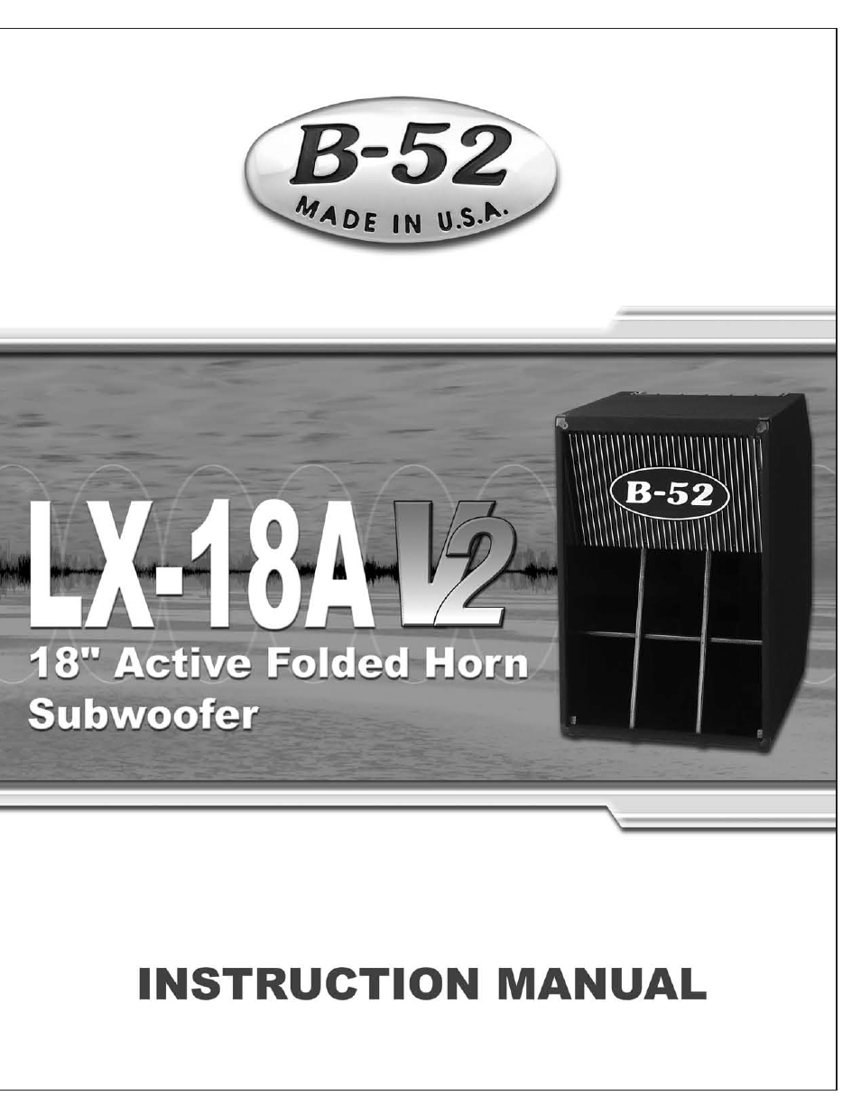 ETI Sound Systems, INC LX18A V2 User Manual | 8 pages