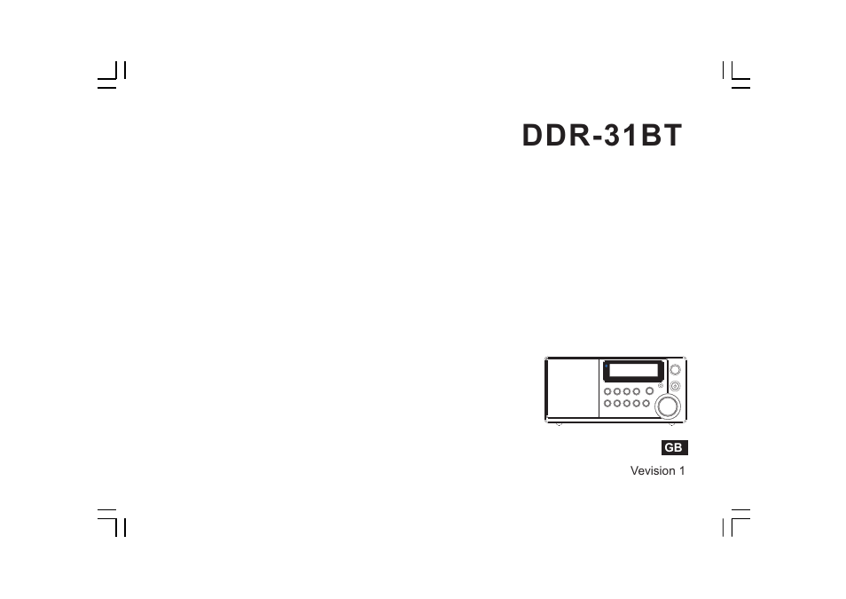 Sangean DDR-31BT (V1) User Manual | 36 pages