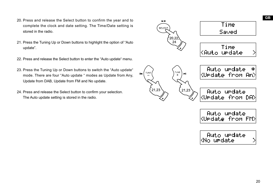 Sangean DDR-31BT (V1) User Manual | Page 21 / 36